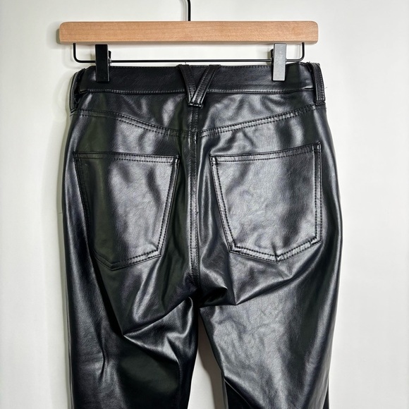 Veronica Beard Beverly Vegan Leather Skinny-Flare Pant size 26 - Picture 8 of 12